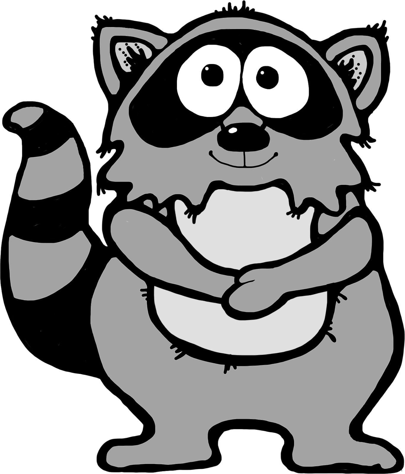 Raccoon Page Of Clipartblack Com Animal Free Ⓒ - Raccoon - Png Download (1367x1600), Png Download