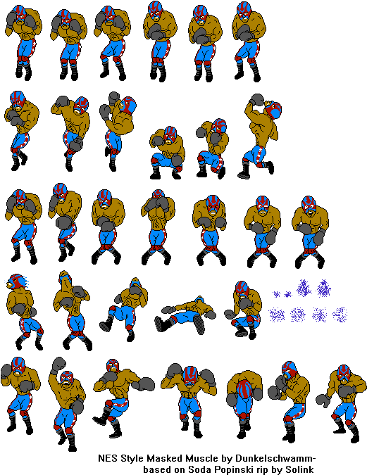 Little Mac Nes Sprite - Punch Out Custom Sprites Clipart (521x675), Png Download