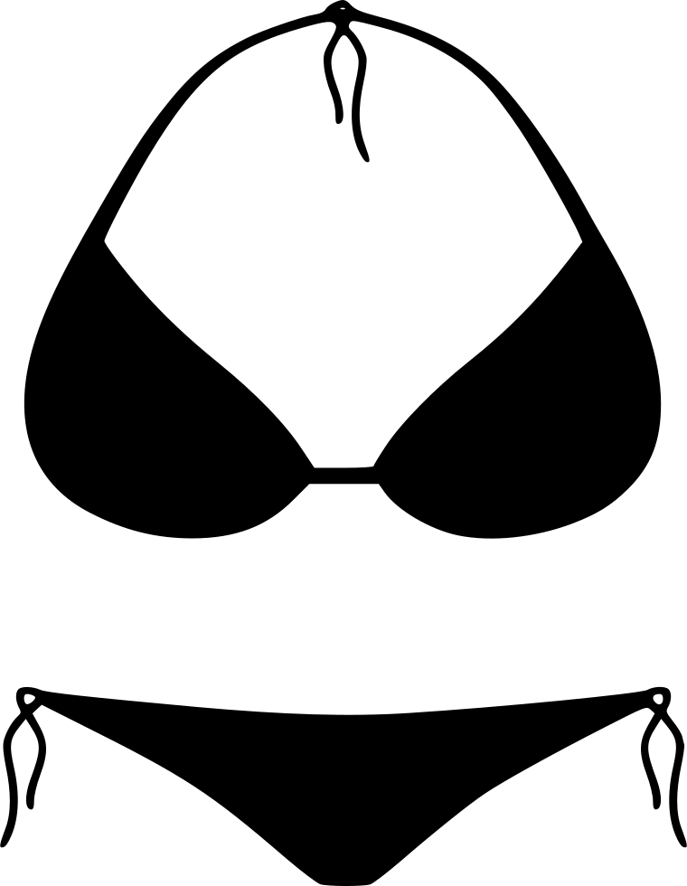 Bikini Svg Png Icon Free Download - Bikini Icon Png Clipart (760x980), Png Download