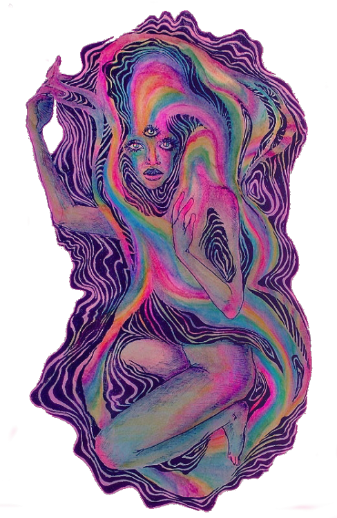 Download Drawing Trippy Psychedelic Art - Illustration Clipart Png