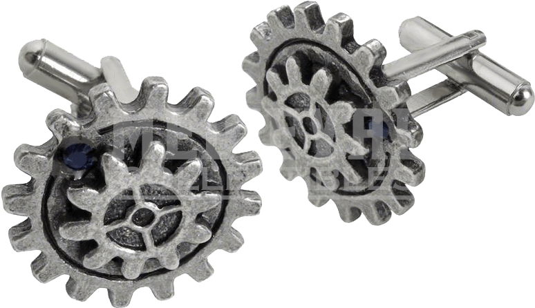 Empire Spur Gear Steampunk Cufflinks - Gear Clipart (773x773), Png Download