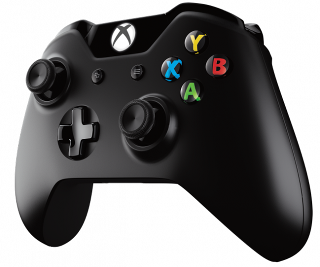 Xbox One Controller Logo - Xbox One Wireless Controller Pc Clipart (640x534), Png Download