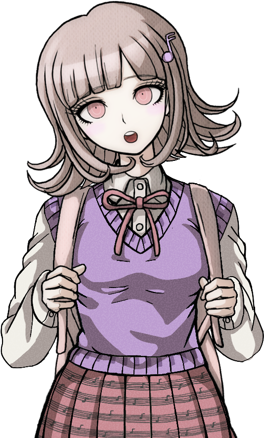 I've Been Playing Around With Sprite Editing Recently - Chiaki Nanami Sprites Png Clipart (543x885), Png Download