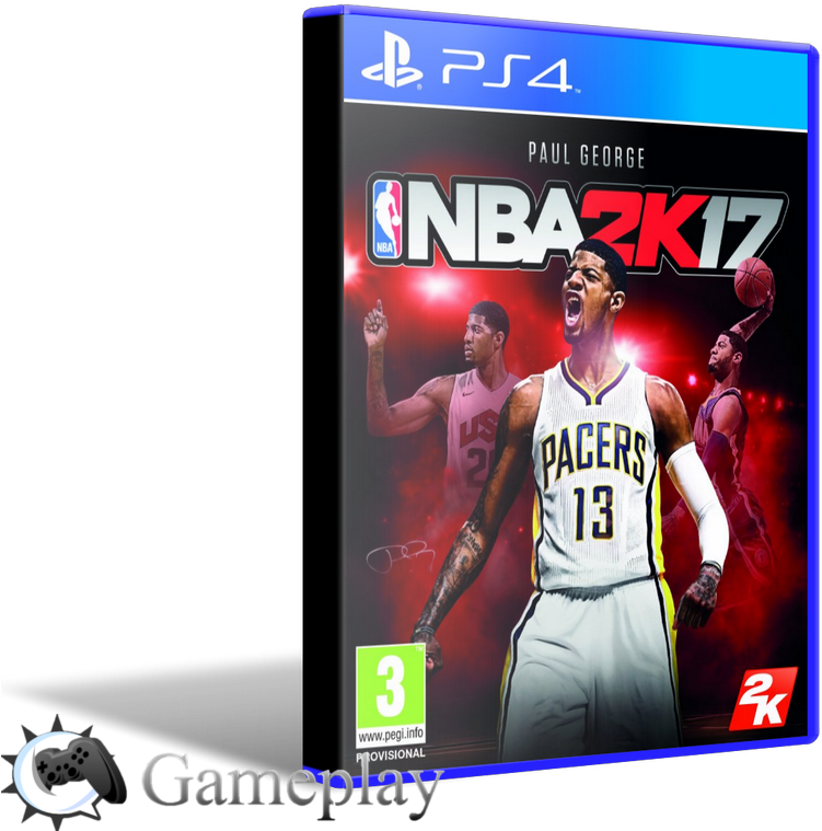 Nba 2k17 Ps4 Cover , Png Download - Nba 2k 17 For Xbox 360 Clipart (751x759), Png Download