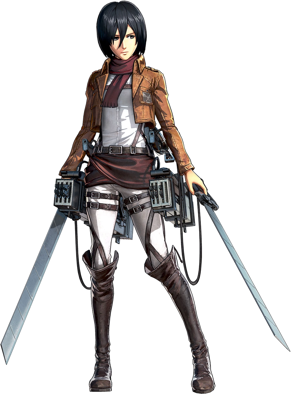 Image Image Image - Attack On Titan Wings Of Freedom Mikasa Clipart (1000x1360), Png Download