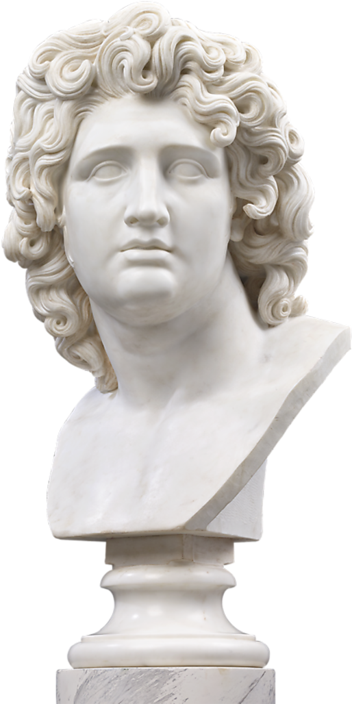 Download Bust Png Transparent Background - Alexander The Great Bust