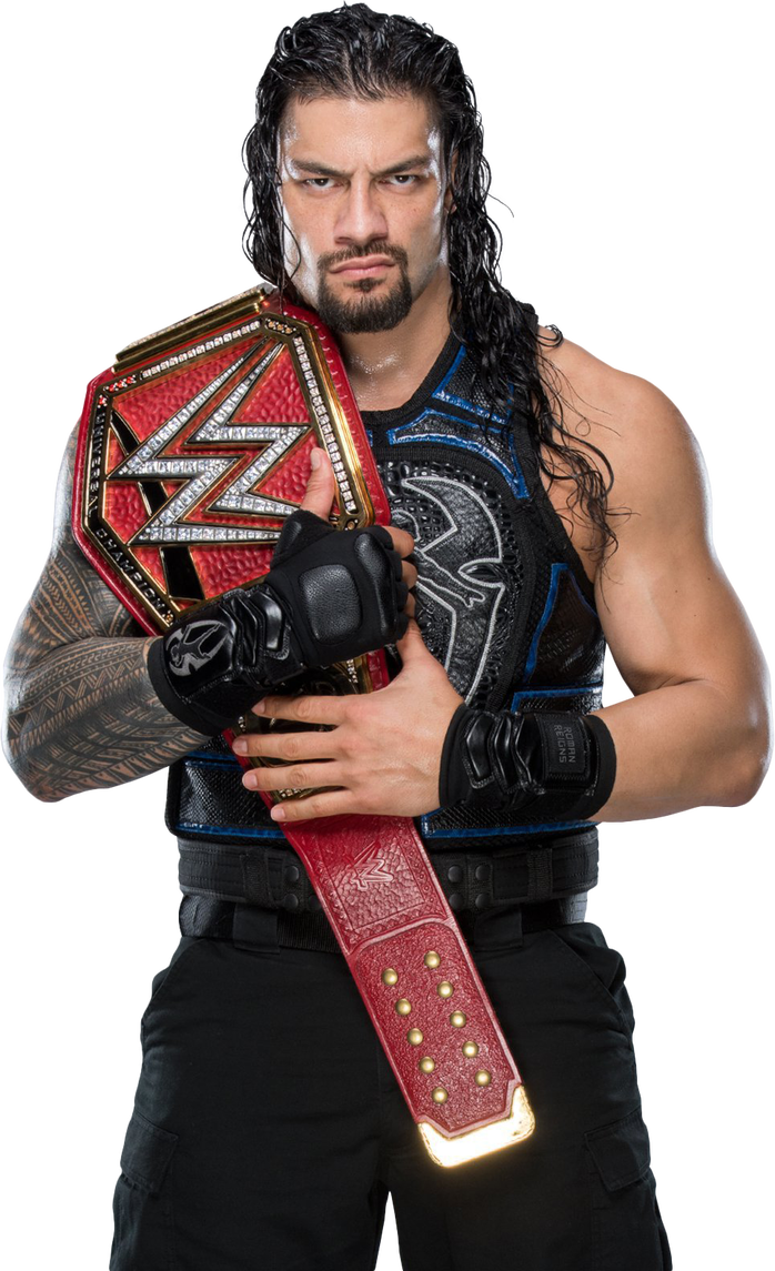 Roman Png Transparent Background - Roman Reigns 2018 Universal Champion Clipart (698x1145), Png Download