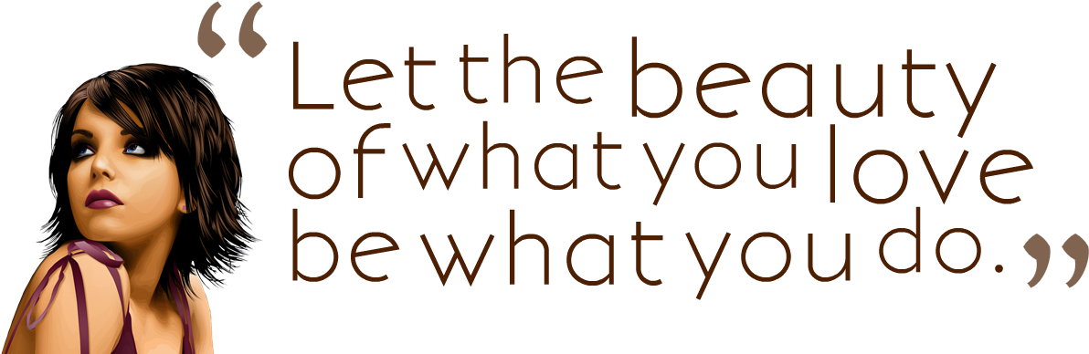 Beauty Quotes Free Png Image - Beige Clipart (1255x399), Png Download