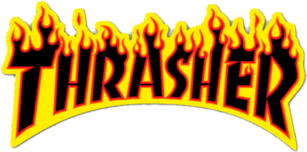 Sticker - Thrasher Magazine Fire Logo Clipart (1024x1024), Png Download