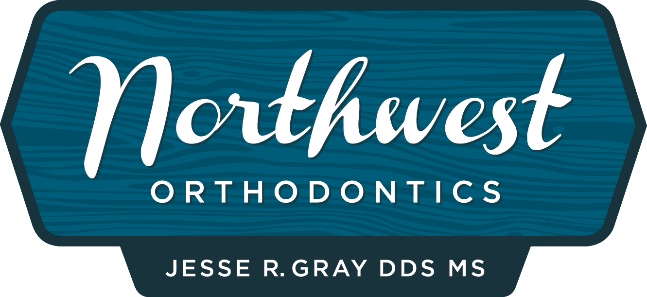Logo 2012 Wood Transparent Background - Northwest Orthodontics Logo Clipart (1331x611), Png Download