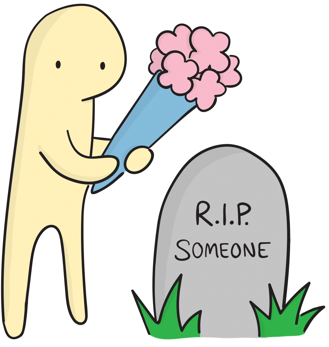 Jpg Freeuse Stock Death Pass Away Frames Illustrations - Cartoon Clipart (1500x1500), Png Download