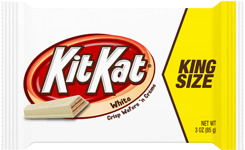 King Size White Kit Kat Clipart (570x570), Png Download