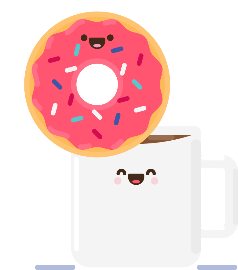 Doughnut Clip Art - Donuts With Faces - Png Download (761x864), Png Download