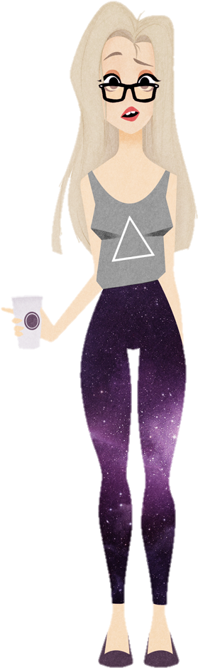 Girl~ - Cartoon Clipart (667x1000), Png Download