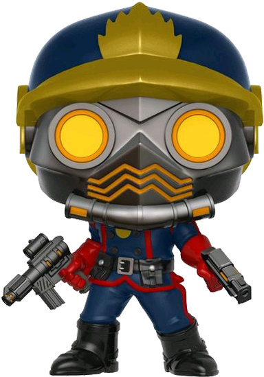 Star-lord Classic Suit Us Exclusive Pop Vinyl Figure - Funko Pop Star Lord Classic Clipart (600x600), Png Download