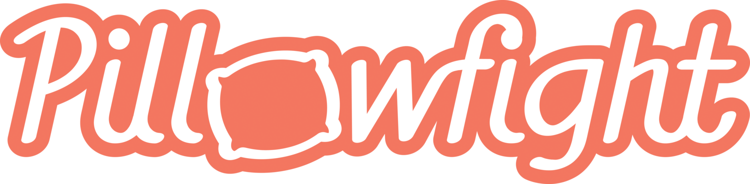 Pillow Fight Png - Pillow Fight Logo Clipart (1500x368), Png Download