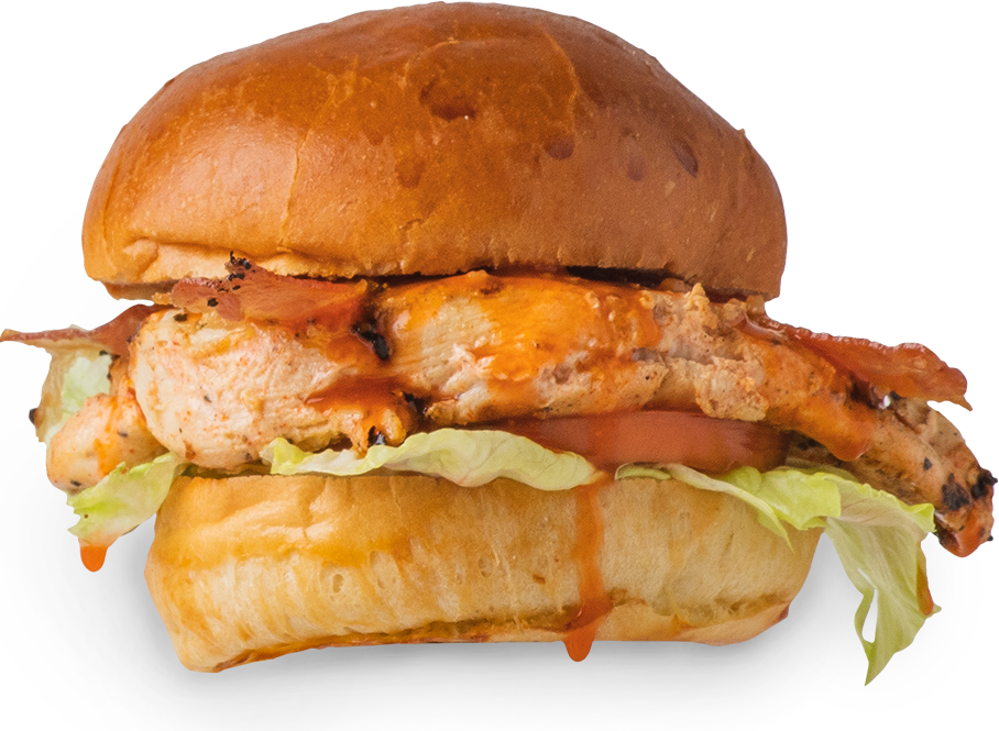 Grilled Chicken Breast, Served With Lettuce, Tomato, - Slider Clipart (908x665), Png Download