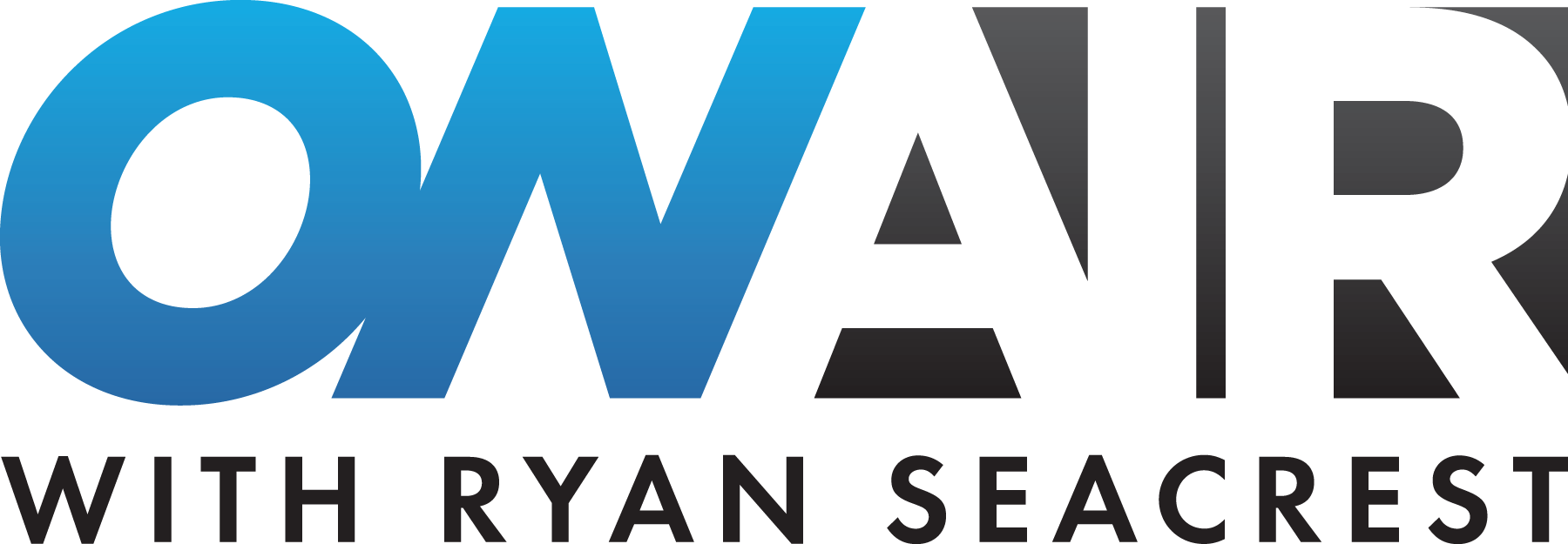 Air With Ryan Seacrest Logo Clipart (1800x625), Png Download