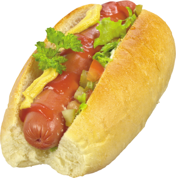 Hot Dog Png Free Image Download - Хот Дог Пнг Clipart (600x605), Png Download