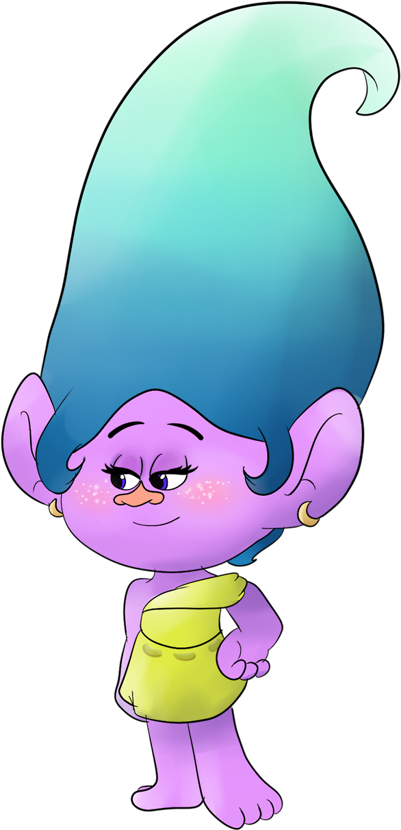 Dawnbuneary Aaaand Now - Dreamworks Trolls Genderbend Clipart (1280x1280), Png Download