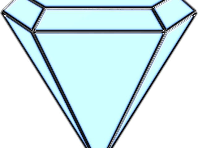Diamond Clipart Blue Diamond - Clip Art - Png Download (640x480), Png Download