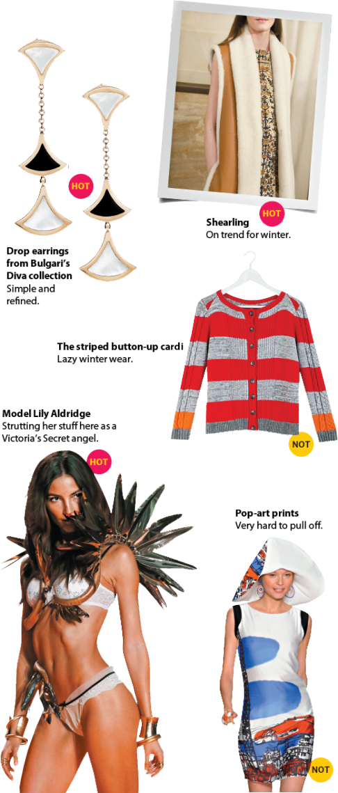 Model Lily Aldridge Is In, Striped Cardigans Out - Sweater Clipart (486x1139), Png Download