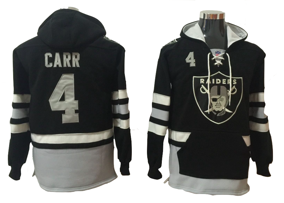 Oakland Raiders Lacer - Oakland Raiders Fleece Hoodies Clipart (974x696), Png Download