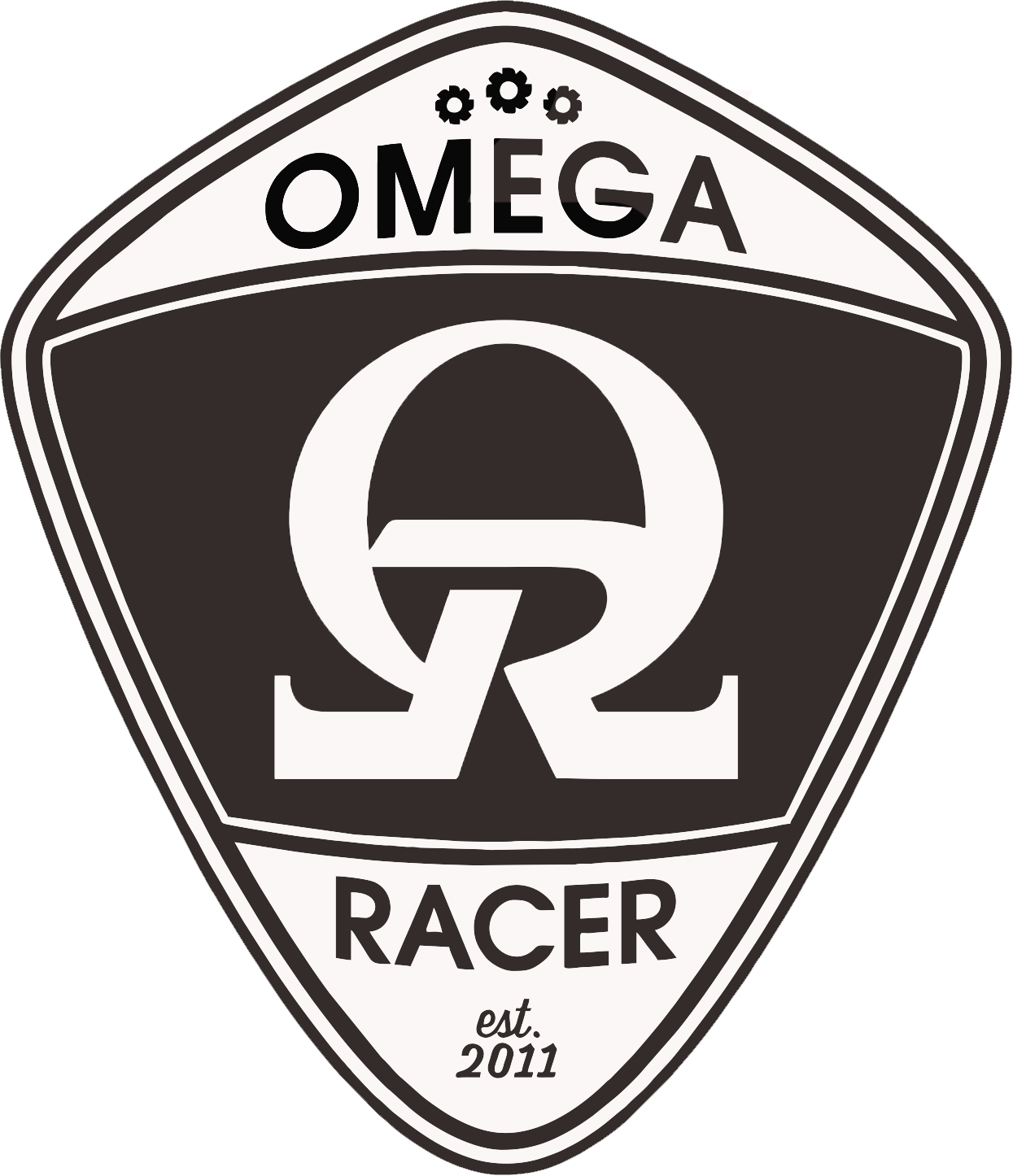 Omega Racer Custom Parts - Emblem Clipart (1245x1446), Png Download