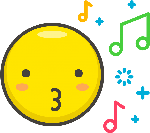 Kissing Face Emji Png Transparent Emoji - Icon Clipart (866x650), Png Download