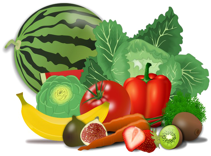 Fresh Healthy Food Png Transparent Image - Healthy Food Png Clipart (740x560), Png Download