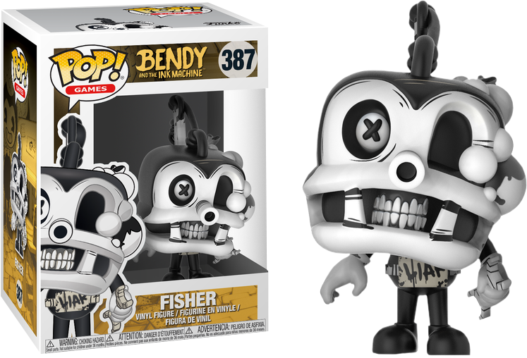 Bendy - Bendy And The Ink Machine Fisher Pop Clipart (747x508), Png Download