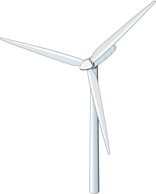 Wind Turbine Clipart (663x800), Png Download