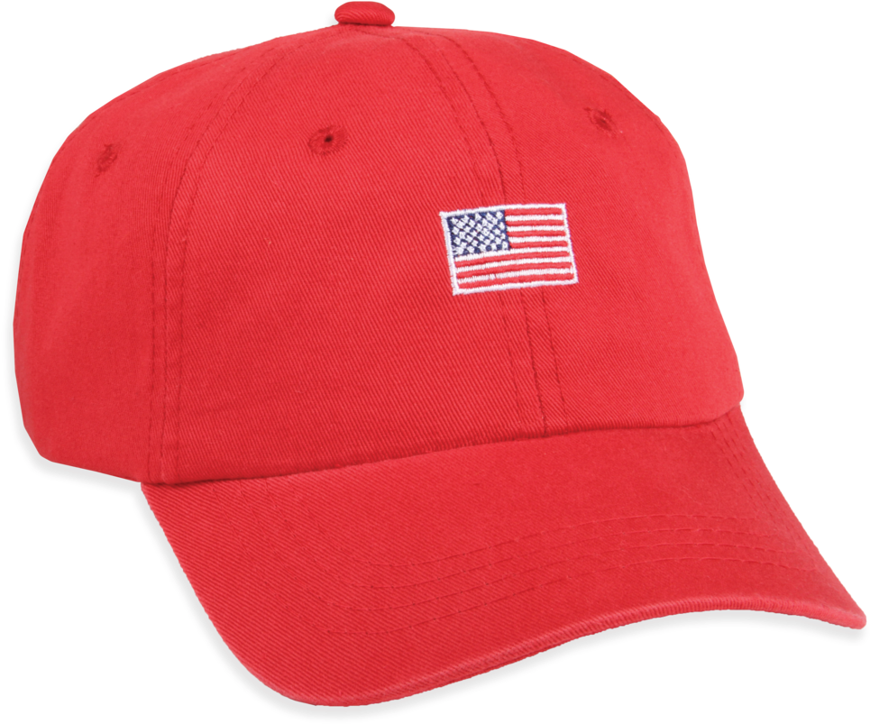 American Flag Dad Caps - Baseball Cap Clipart (1000x852), Png Download
