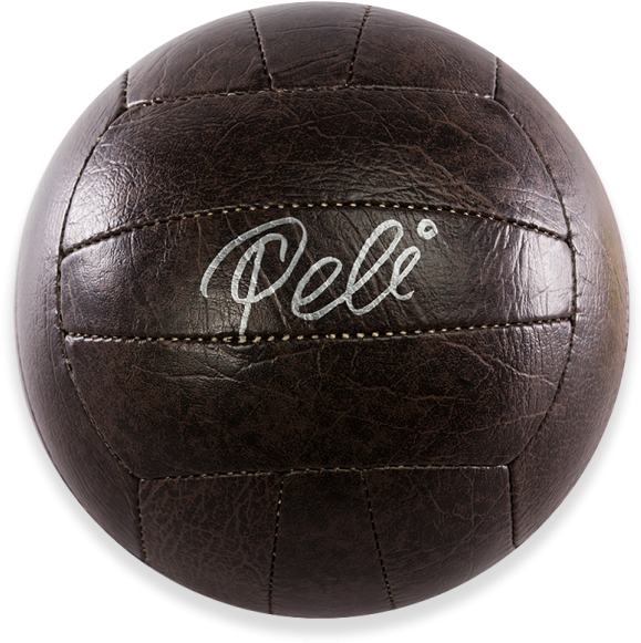 Pele Autographed Brazil Soccer Ball Icons - Water Volleyball Clipart (650x665), Png Download