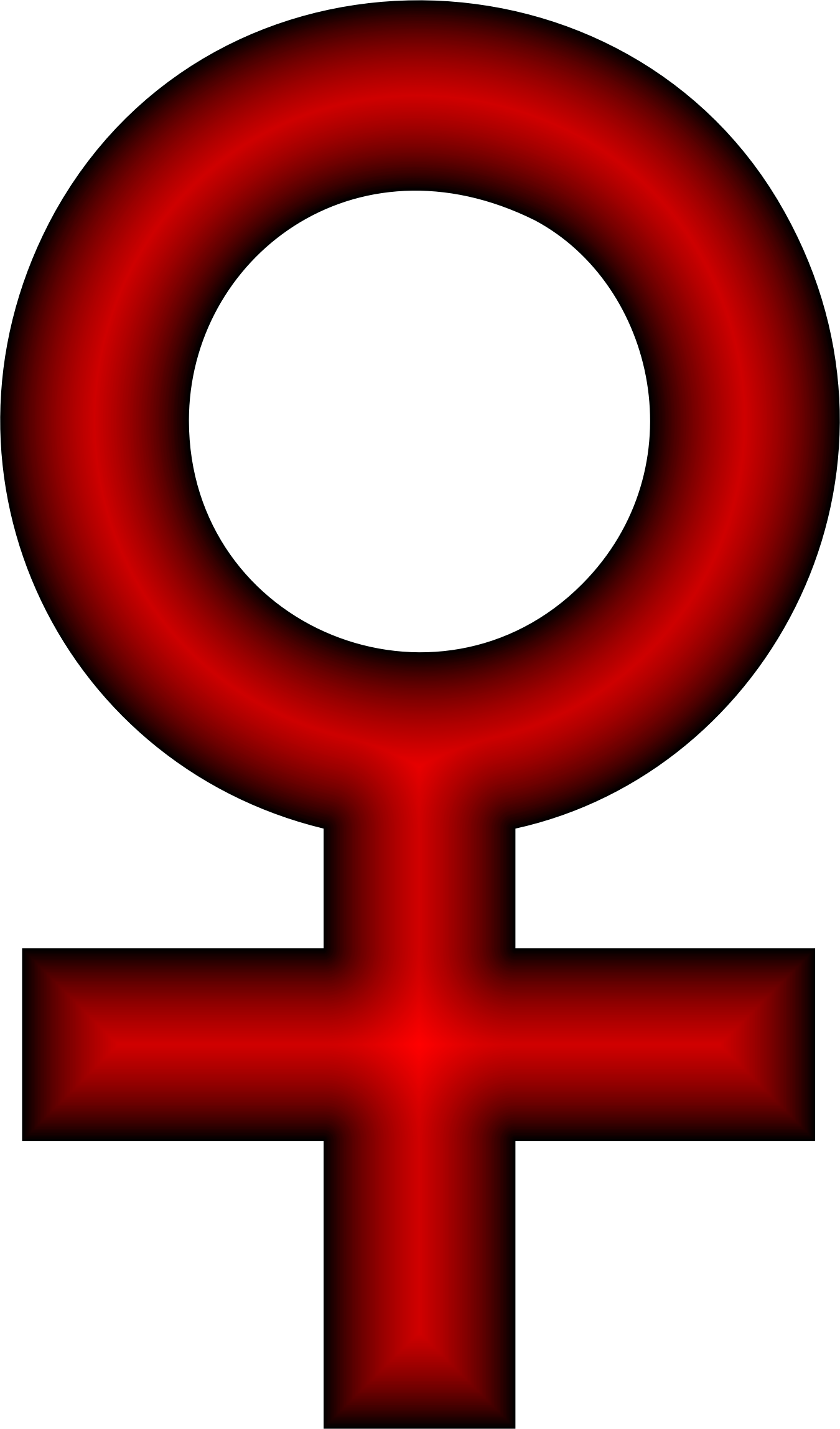 This Free Icons Png Design Of Female Symbol Crimson - Female Symbol Red Clipart (1350x2294), Png Download