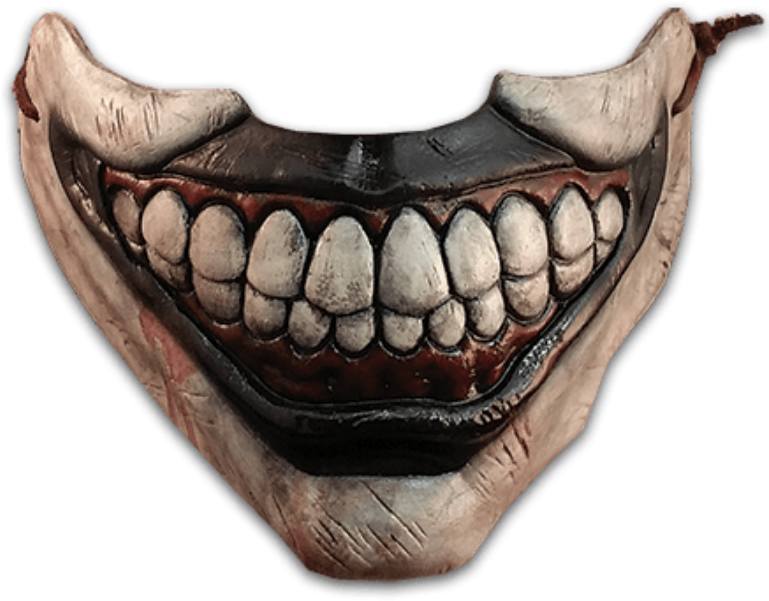 Download #edits #mask #creepy #art #face #mouth #stickers - Clowns Mask