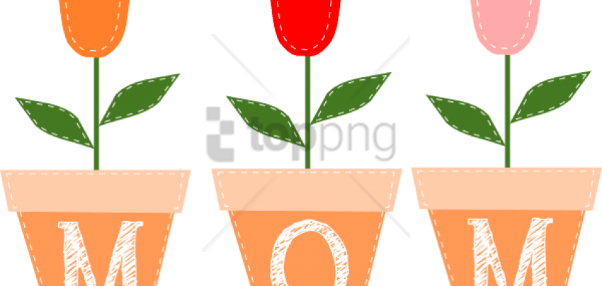 Free Png 8 May 2015 5 Easy Mother's Day Breakfast Recipes - Flower Mothers Day Png Clipart (850x404), Png Download