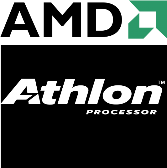 Amd Athlon Processor Logo - Amd Athlon Logo Clipart (866x650), Png Download