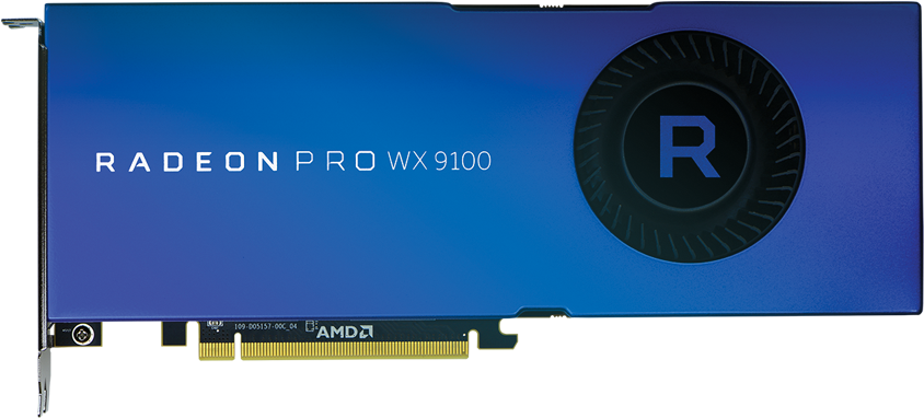 Amd Radeon Pro Wx 9100 Card - Radeon Pro Wx 3100 Clipart (846x395), Png Download