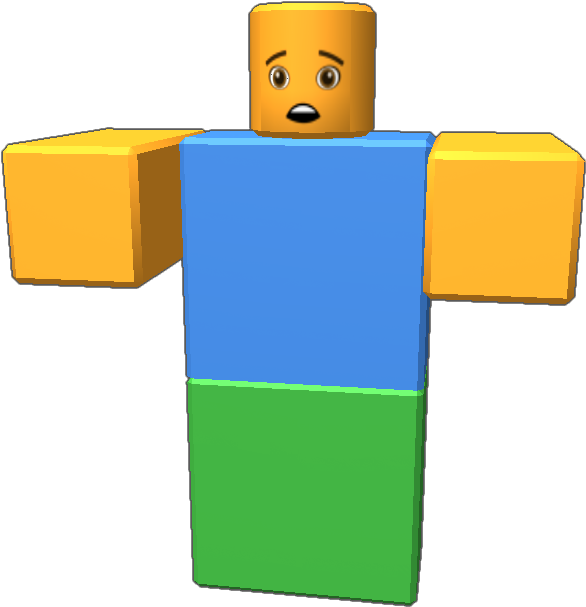 This Is A Noob From Roblox It Moves Too, Please Preview Clipart (768x768), Png Download