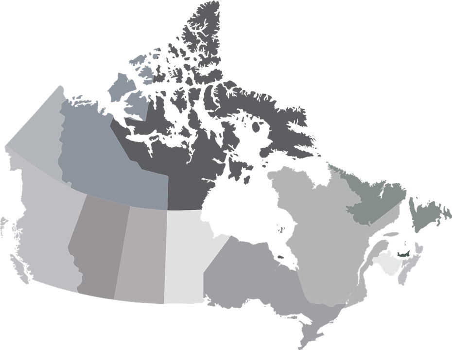 Cottage Rentals In Canada, Map Of Canadian Private - Map Of Canada Free Clipart (930x720), Png Download