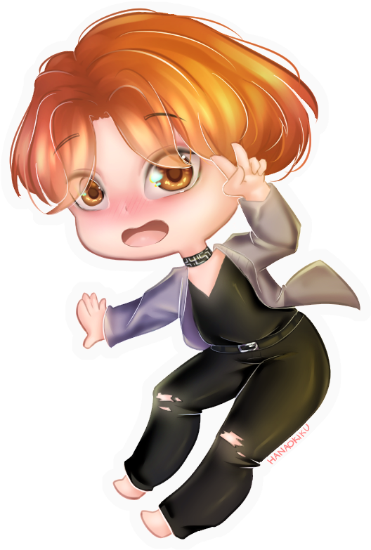 Bts J Hope Dibi - Cartoon Clipart (780x887), Png Download