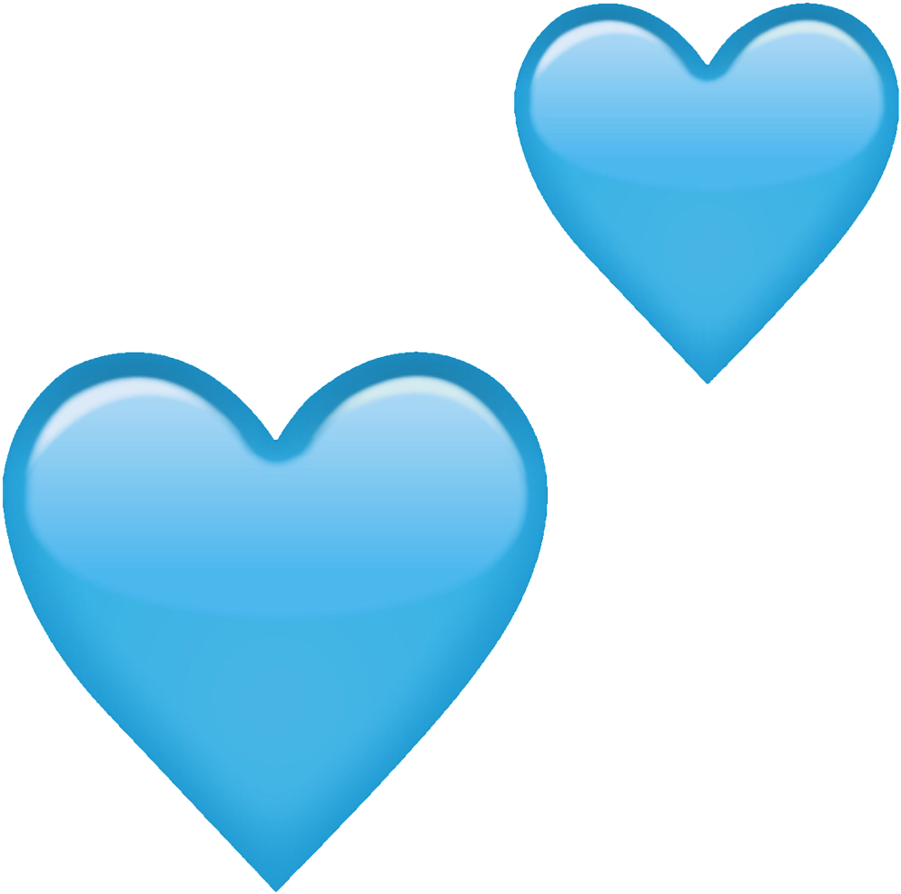 #heart #emoji #blueheart #blue #heartemoji #freetoedit - Transparent Heart Emoji Png Clipart (1024x1365), Png Download