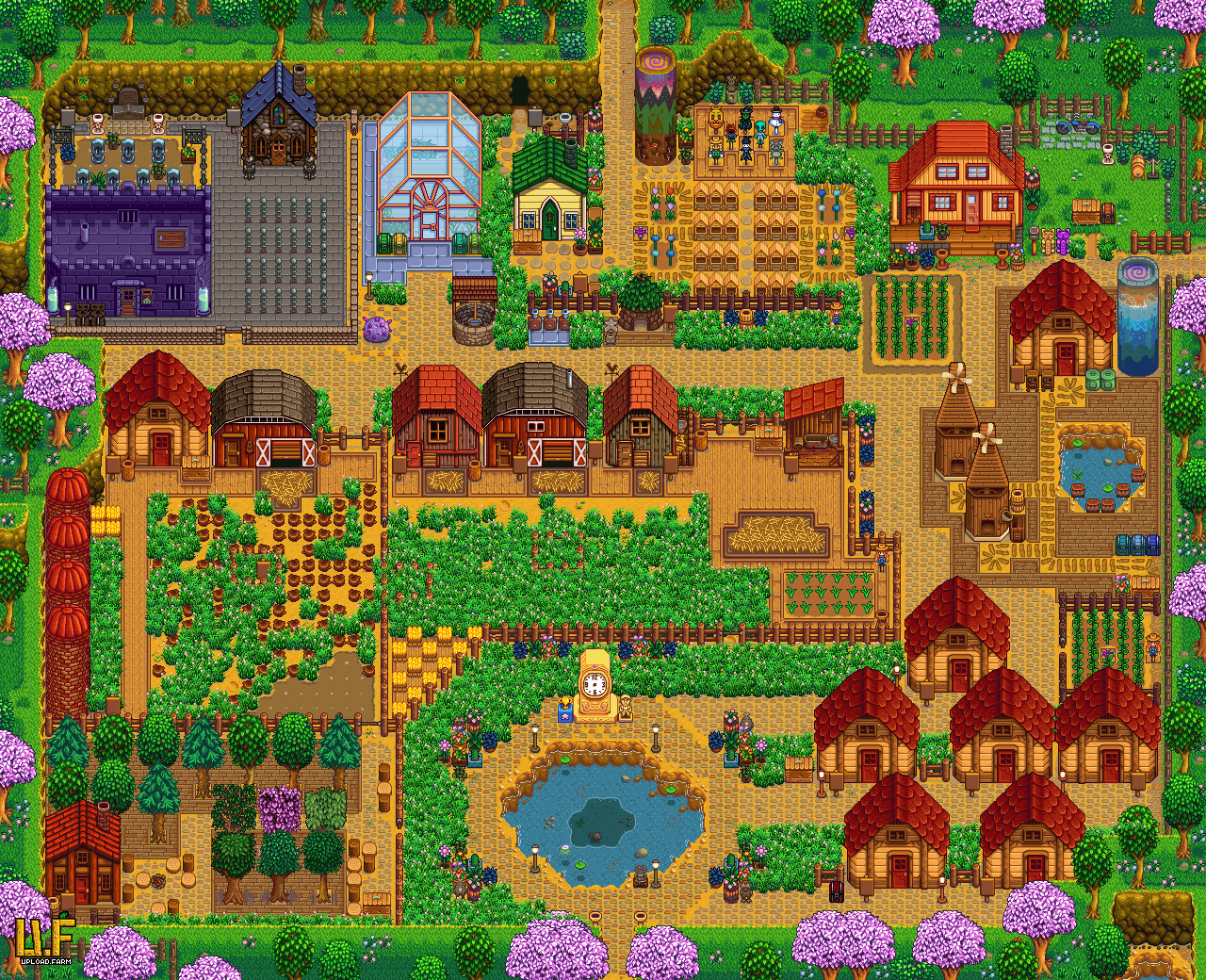 Stardew Valley , Png Download - Modern Stardew Valley House Design Clipart (1280x1040), Png Download