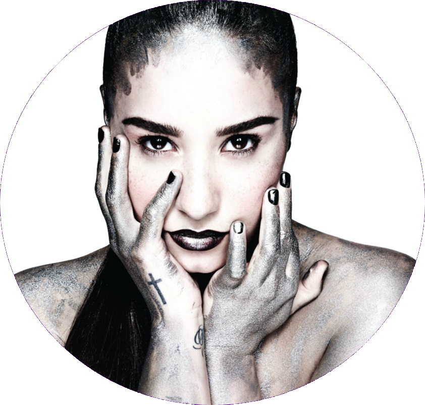 Png- Círculo Demi Lovato 1' - Demi Lovato Demi Songs Clipart (842x802), Png Download
