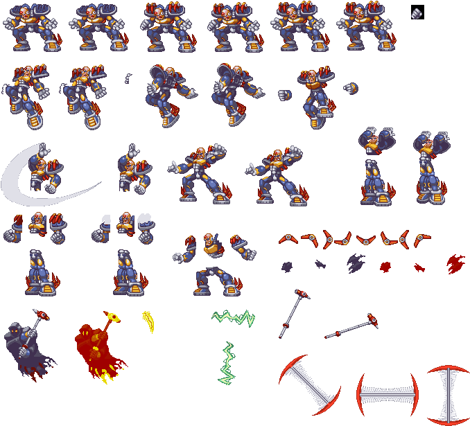 Sigma From Megaman X4 For The Playstation - Megaman X4 Sigma Sprites Clipart (700x700), Png Download