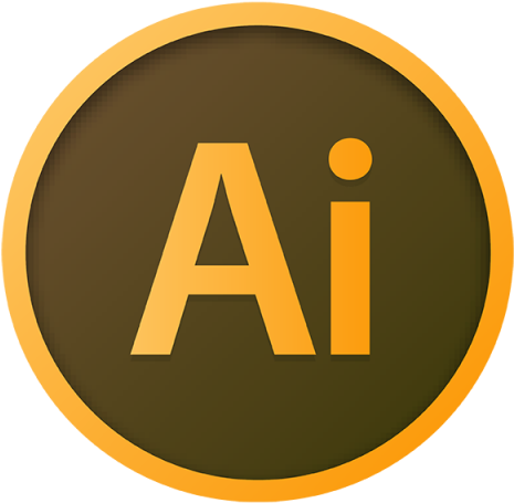 Illustrator Logo Png Circle Clipart (640x640), Png Download
