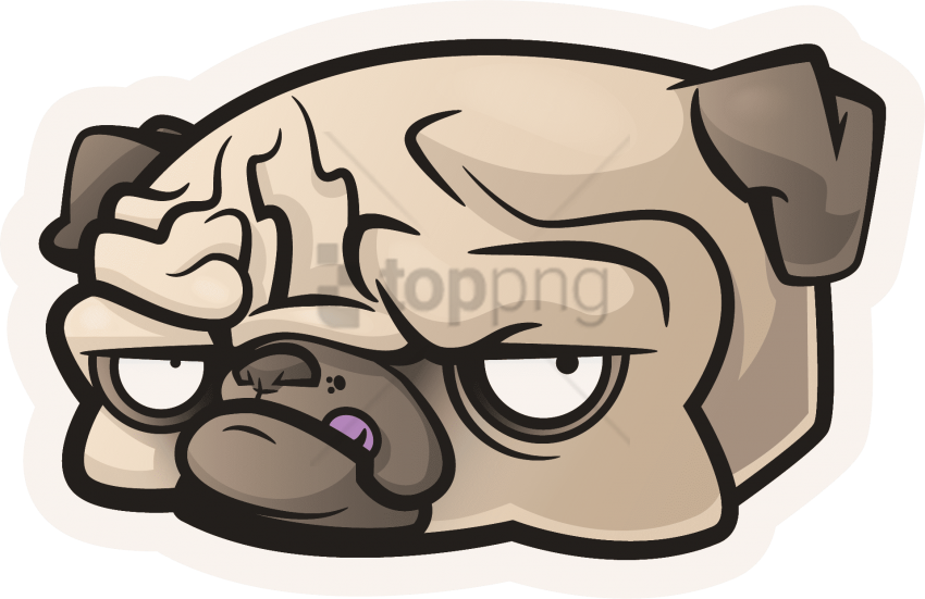 Free Png Adobe Illustrator Png Image With Transparent - Guide Pug Clipart (850x551), Png Download