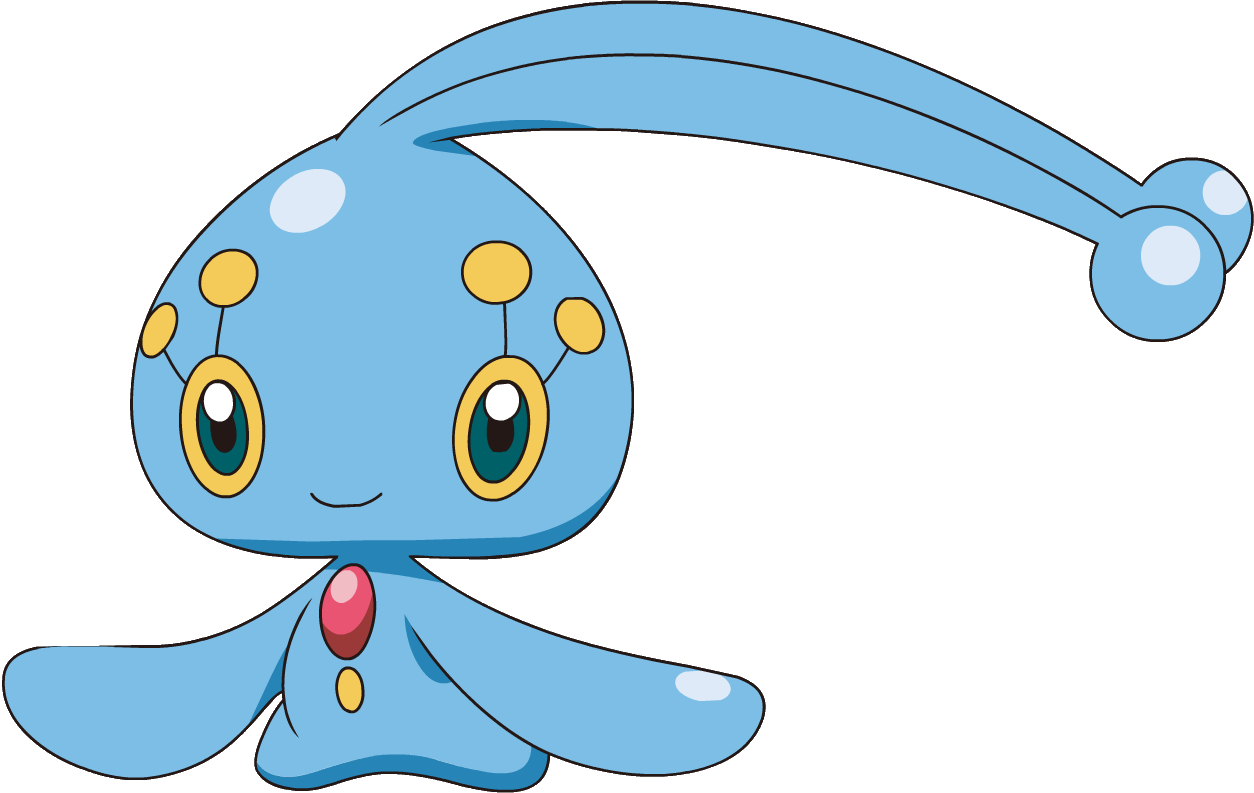 June's Legendary Pokémon Is Manaphy - Pokemon Manaphy Clipart (824x521), Png Download