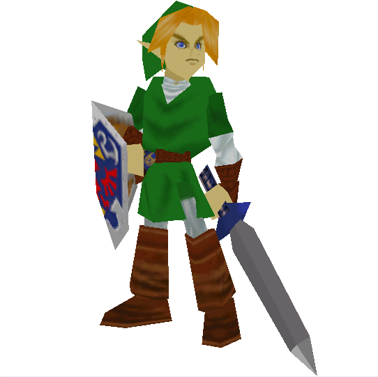 From The - Link Smash 64 Model Clipart (541x582), Png Download